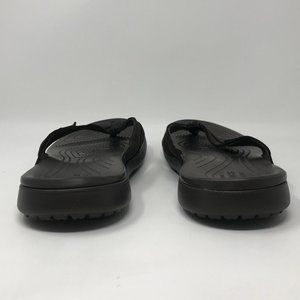 CROCS | Shoes | Crocs Dual Comfort Brown Flip Flop Men 9 Sandal | Poshmark